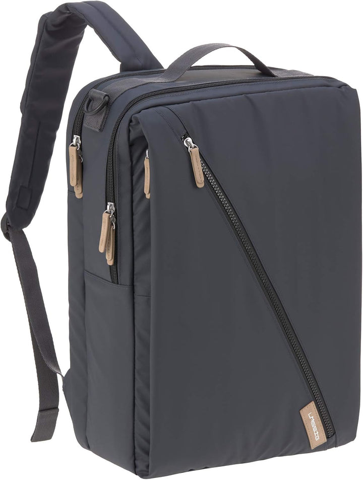 LÄSSIG Baby Wickelrucksack mit Wickelunterlage, Kinderwagenbefestigung, Flaschenwärmer wasserabweise