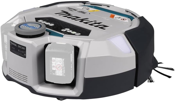 Makita DRC300Z Saugroboter 18V (ohne Akku und Ladegerät), Weiss/Schwarz