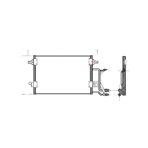 Van Wezel 03005176 Kondensator, Klimaanlage