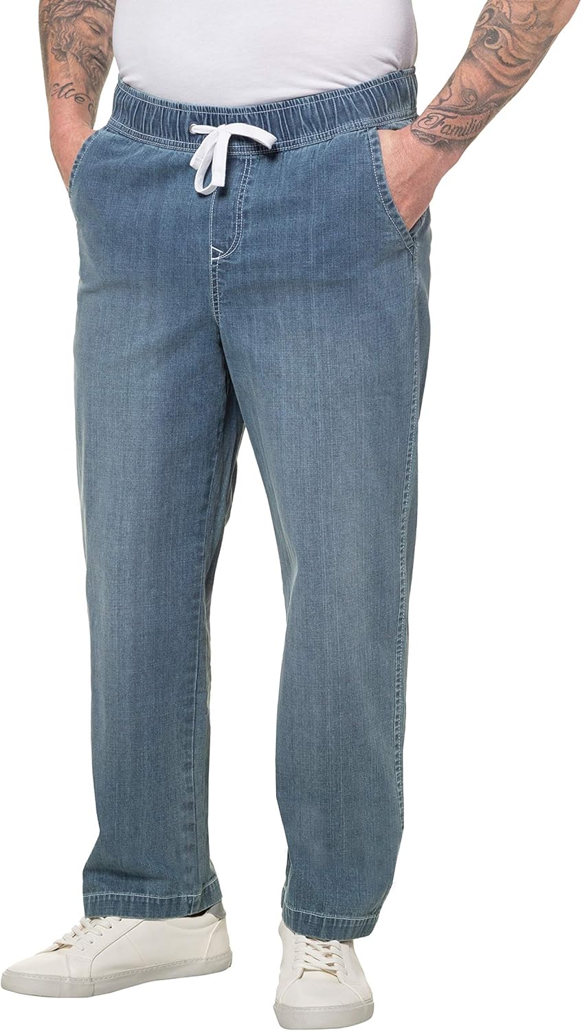 JP 1880 Herren grosse Grössen Übergrössen Menswear L-8XL Hose, Jeanslook, 4-Pocket, Relaxed Fit 7268