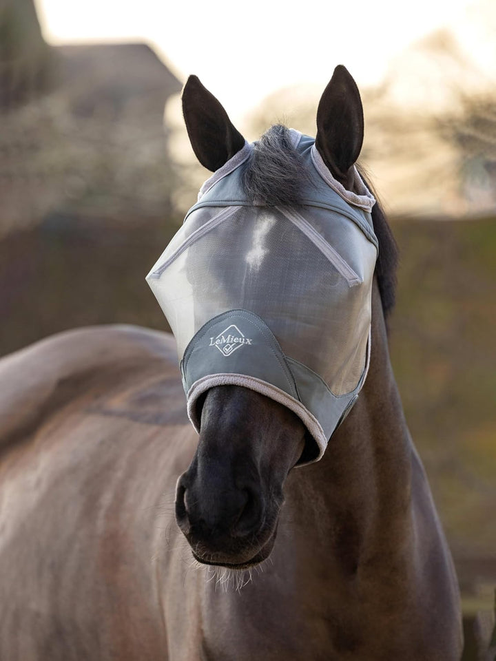 Lemieux Armour Shield Pro Fly Mask Standard Fliegenmaske XL grau, XL grau