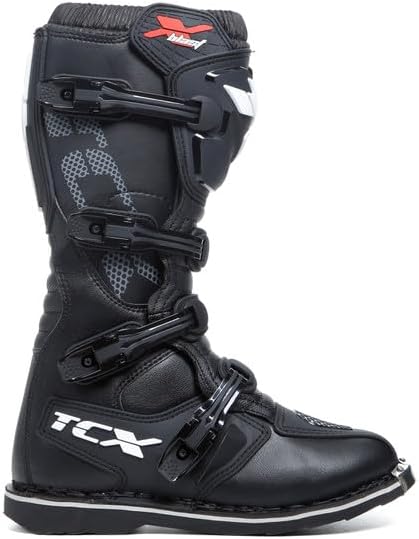 TCX Herren X-Blast Motorradstiefel 44 EU Schwarz, 44 EU Schwarz