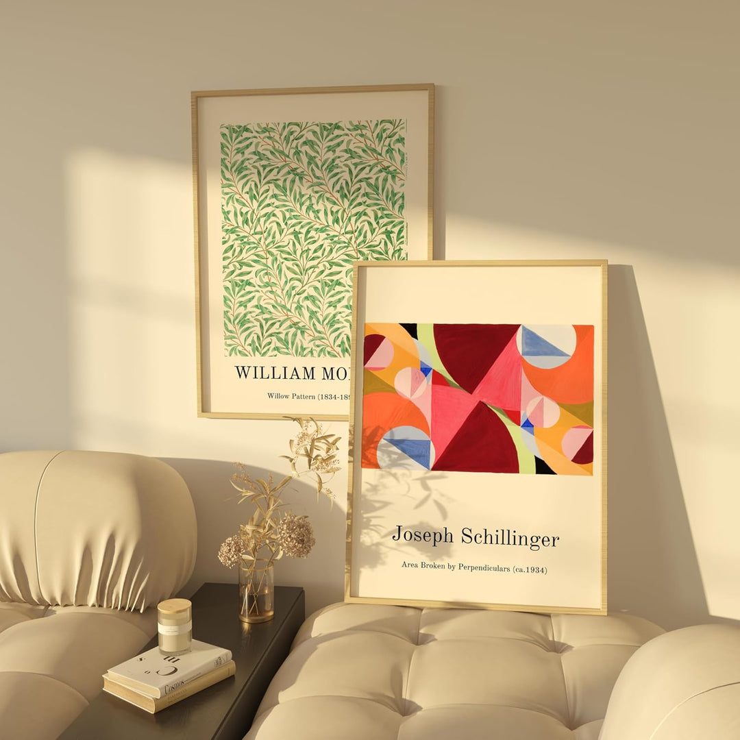 ZoeyAustin® 3 Doppelseitiges Kunstdruck Poster Set, DIN A3 (30cm x 42cm), Stilvolles Wandposter, 6 W