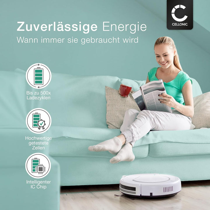 CELLONIC 1x Akku für Staubsauger Kompatibel mit Proscenic M6 Pro, M7 Pro, LDS M7 Pro, NR18650 M26-4S