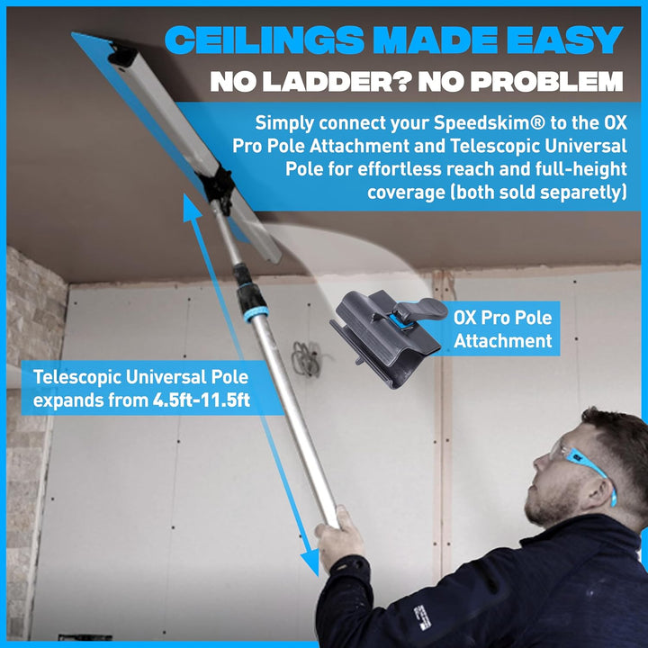 OX Speedskim Semi Flexible Plastering Rule - ST 600mm, 600mm