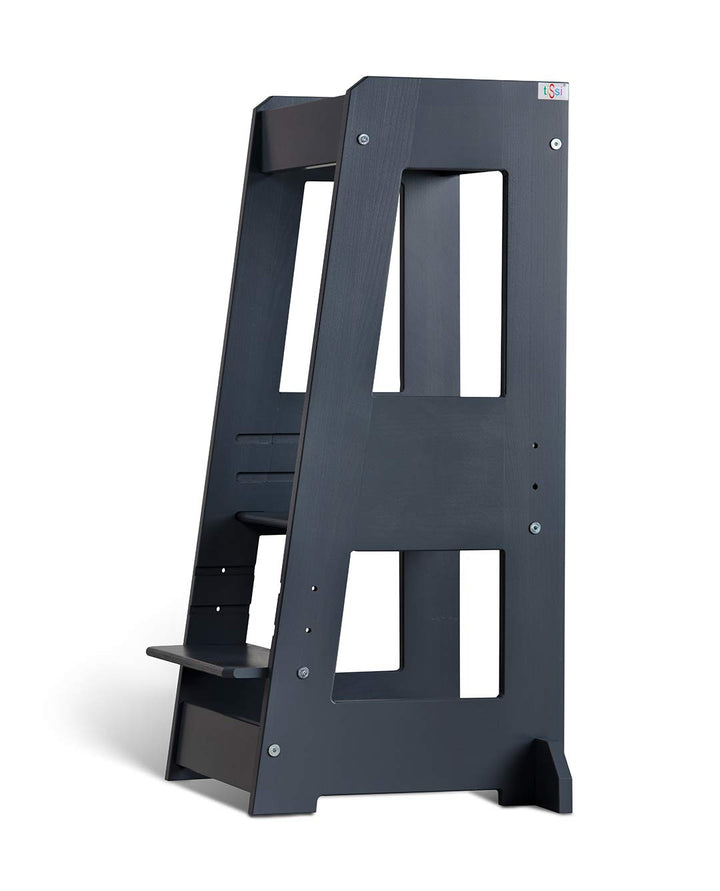 tiSsi Lernturm Learningtower Felix, Entdeckertum Montessori mitwachsend Buche grau