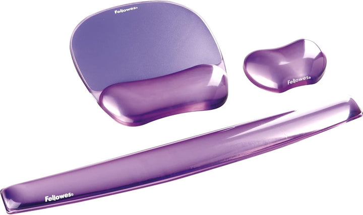 Fellowes Crystals Gel Handgelenkauflage mit Mauspad violett, violett