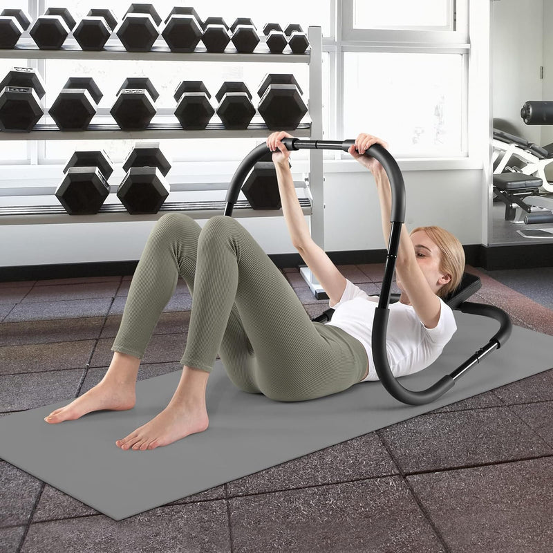 KOMFOTTEU AB Trainer Bauchmuskeltrainer mit gepolsterter Kopfstütze, Trainingsgerät für Krafttrainin