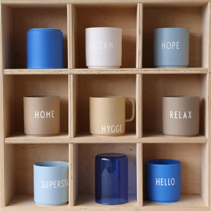 Design Letters Favourite Cup 2 Set Gras-Grün | kaffeebecher Porzellan 250 ml | Espressotassen | Bech