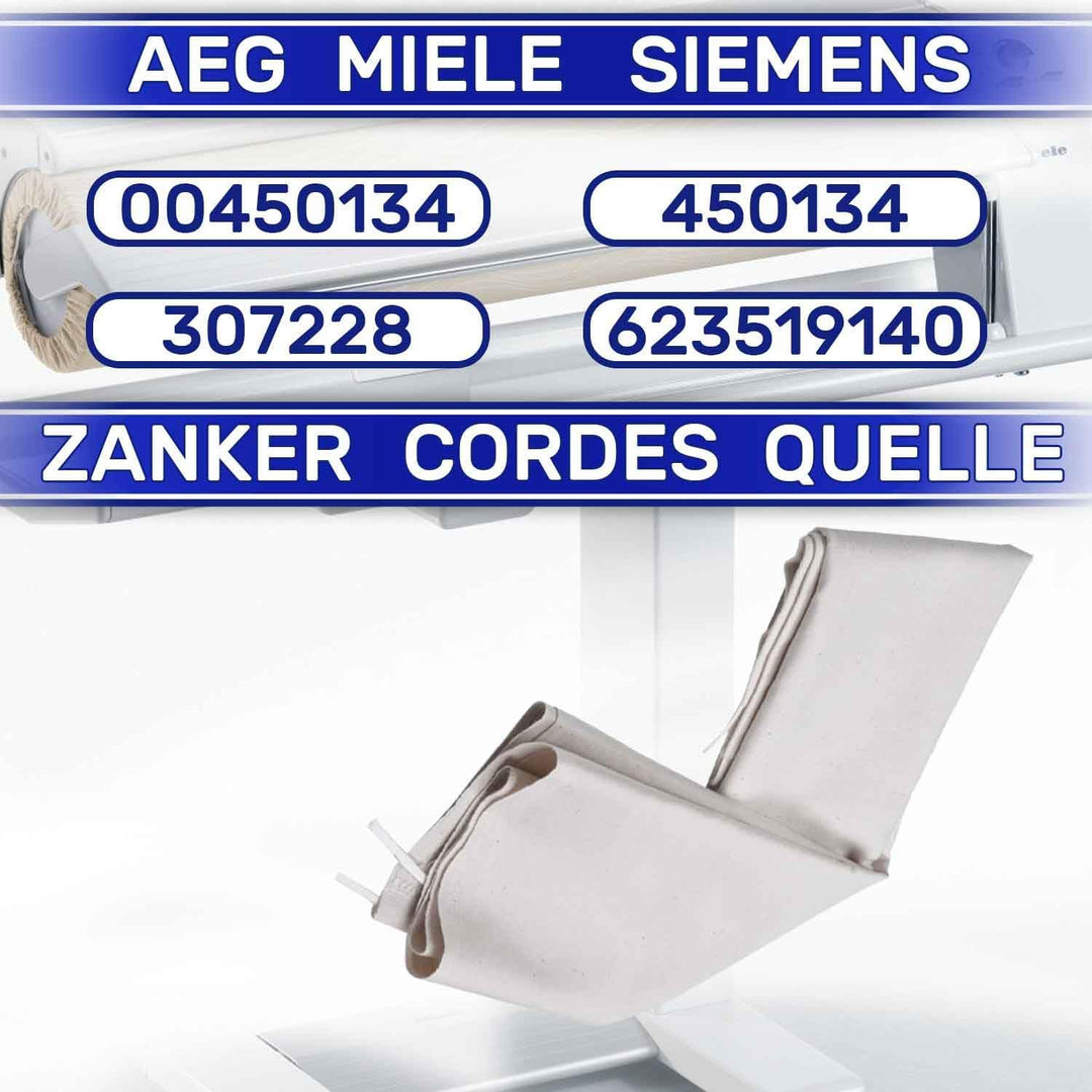 MONTERAL Bügeltuch Universal für Mangel Bügelautomat Walzbreite 65 cm mit dem Originalcode 00450134