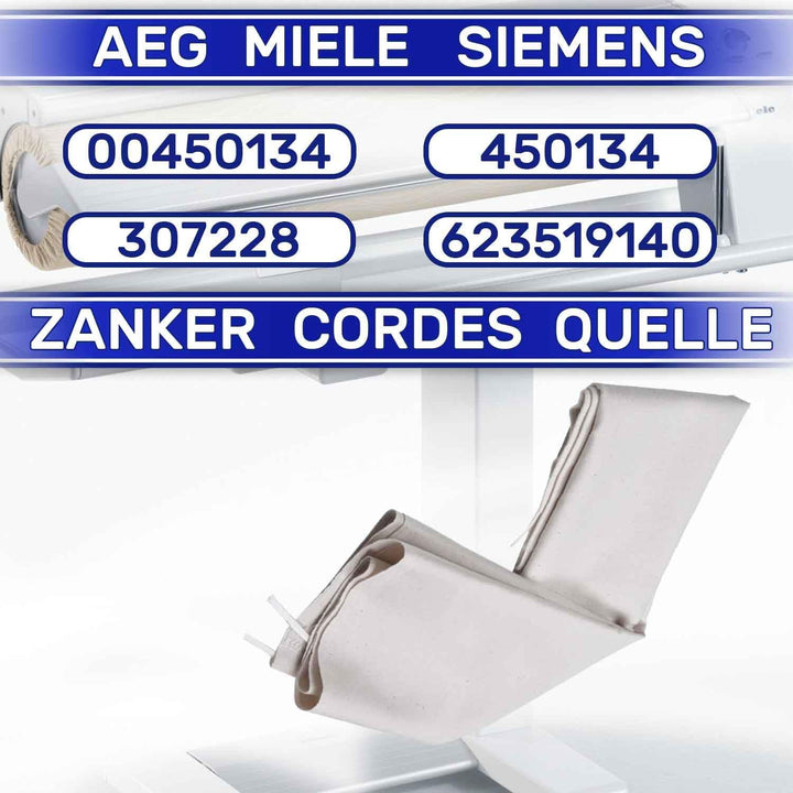 MONTERAL Bügeltuch Universal für Mangel Bügelautomat Walzbreite 65 cm mit dem Originalcode 00450134