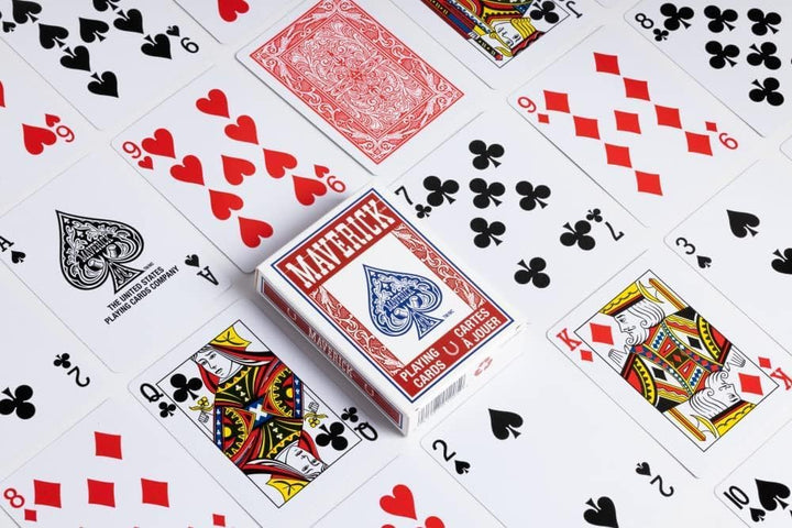 Maverick Grimaud Pokerkoffer mit 300 Chips + 2 Spiele mit 54 Karten, Grau, 130012774