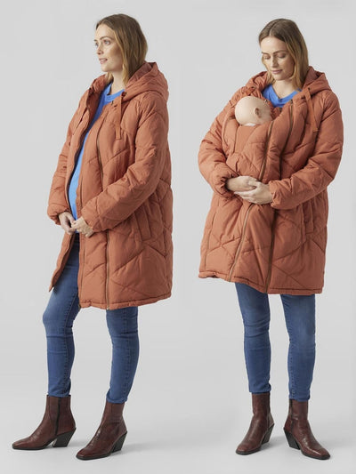 PIECES Damen Mlcharlot Bw 3in1 Padded Coat A. L Aragon, L Aragon