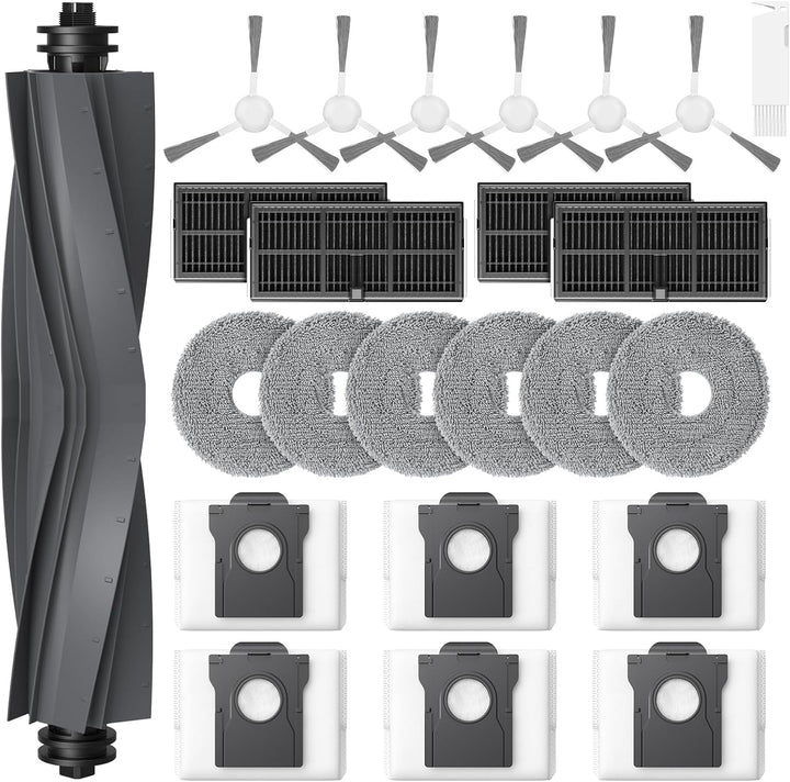 24 Stück Zubehör für Dreame L10s Ultra Gen 2 / L10s Pro Ultra Heat / L40 Ultra AE/ X30 Ultra/Mova E3