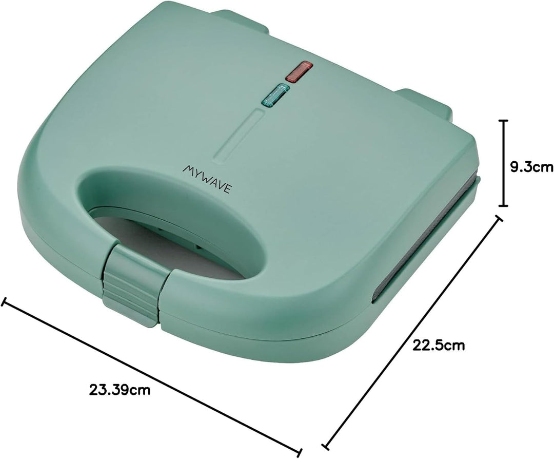 My Wave Sandwichmaker – Leistung 750 W – für alle Arten von Lebensmitteln – Öffnung um 90° – Elektro