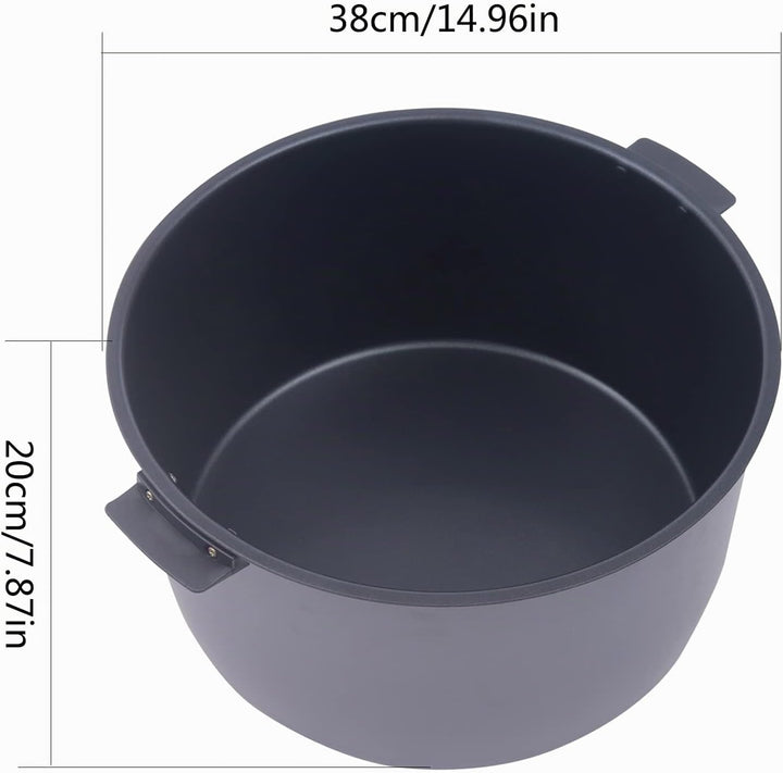 Schwarzer 19L/20Qt Reiswärmer, Reiswärmer Kommerziell, 100W 220V Reiswärmer mit Zirkulierende Isolie