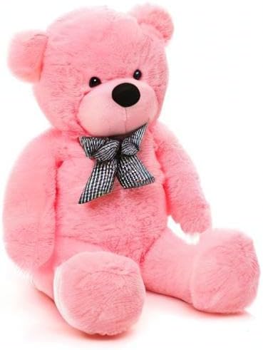 Plüschtier Teddybär Gross XXL - Rosa Stofftier Kuscheltier Bär 100 cm Gross - zum Kuscheln und Spiel