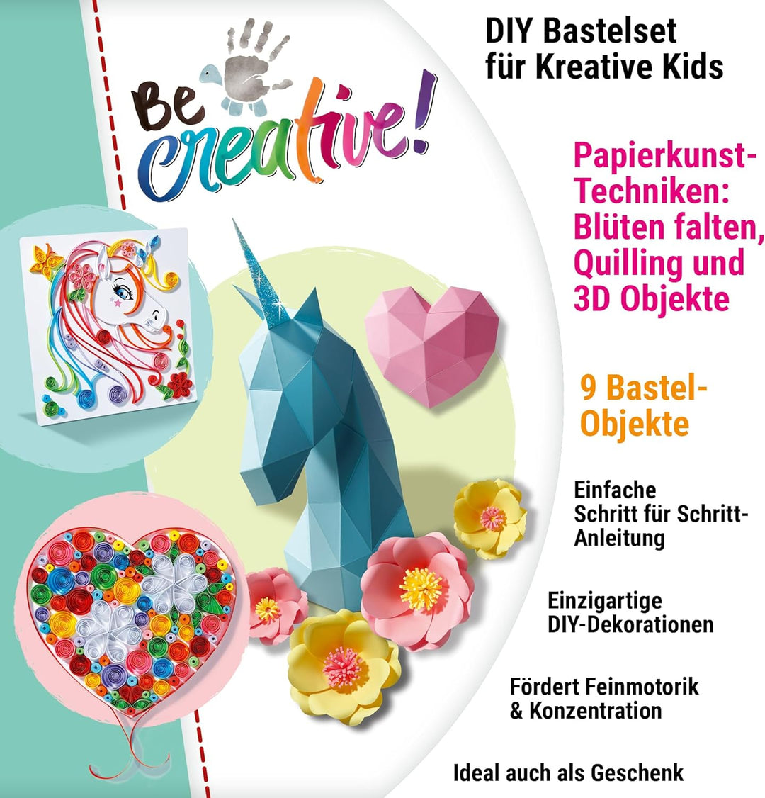 Ravensburger 182368 BeCreative Paper Art, DIY für Kinder ab 8 Jahren