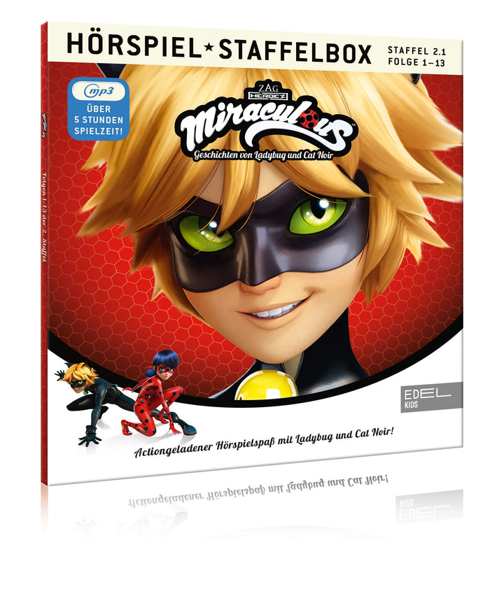 Miraculous - Geschichten von Ladybug & Cat Noir - mp3-Staffelbox 2.1 - Das Original-Hörspiel zur TV-