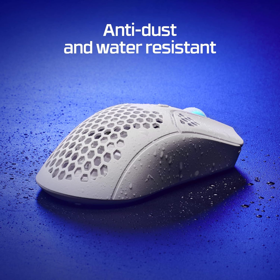 HyperX Pulsefire Haste – Wireless Gaming-Maus - Ultraleicht, 61g, 100 Stunden Akkulaufzeit, 2,4Ghz W