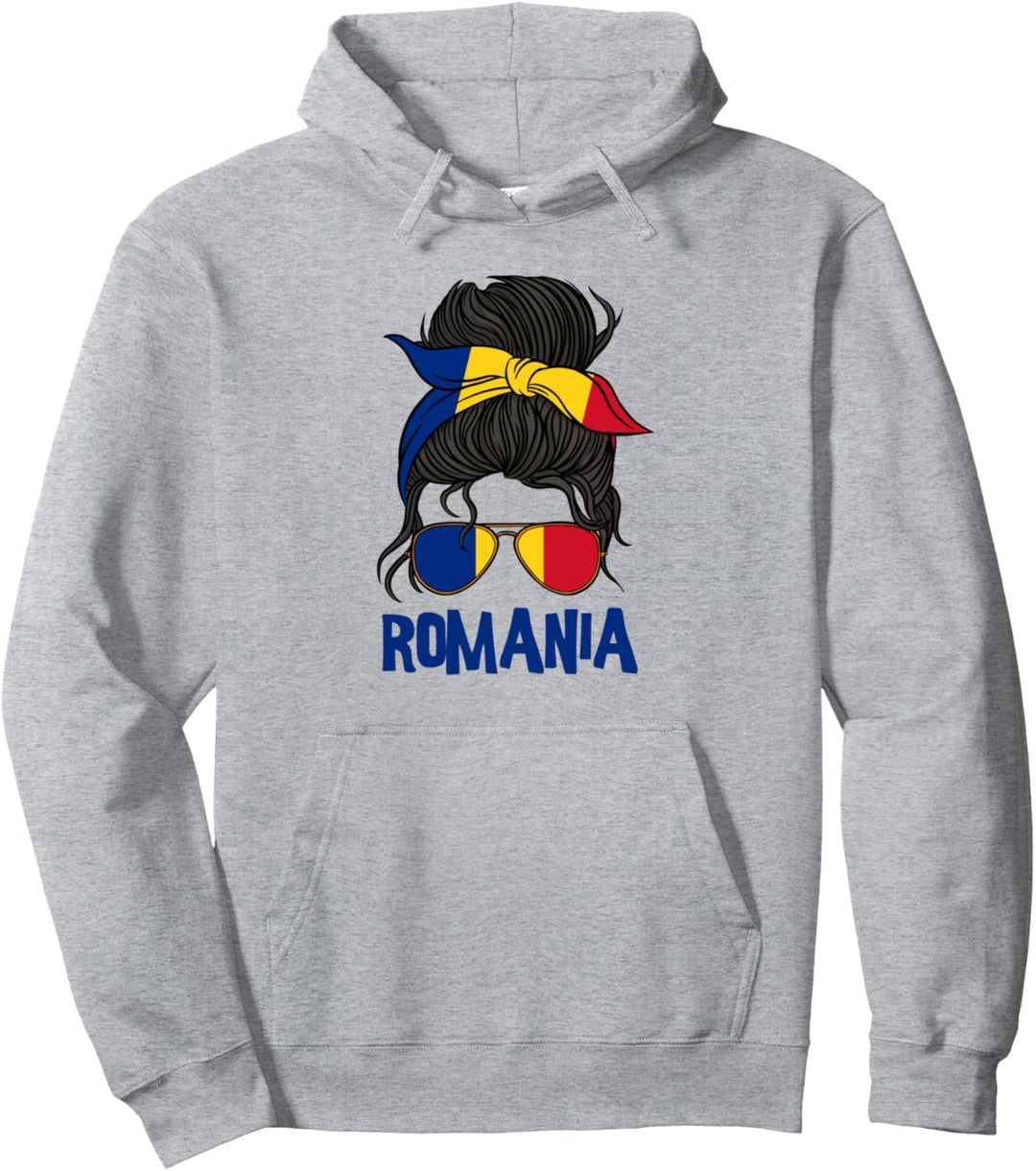 Rumänien für Mädchen, rumänische Flagge für Damen, Rumänien Pullover Hoodie