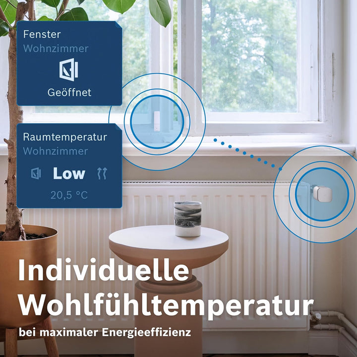 Bosch Smart Home Heizkörperthermostat II [+M], smartes Thermostat, Flexible Nutzung im Bosch Smart H