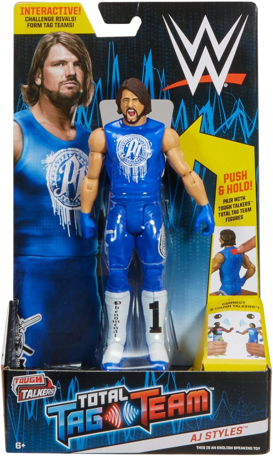Mattel WWE FMJ74 Cesaro Figur, 30 cm