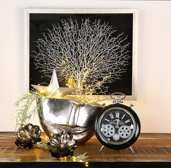 Casablanca Bild - Lebensbaum - Silberfarbener Rahmen + Baum 60 x 50 cm