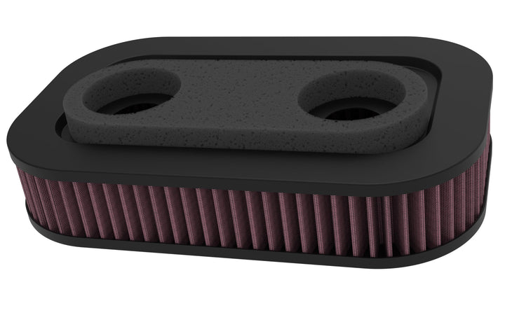 K&amp;N HD-1388 Motorrad Tauschluftfilter, Rot