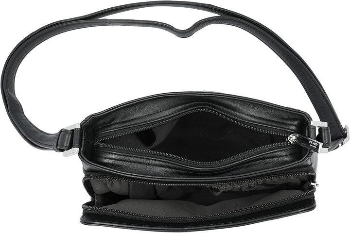 Picard Damen Schultertasche REALLY aus Echtleder Klein | mit Reissverschluss | Schultertasche | Allt