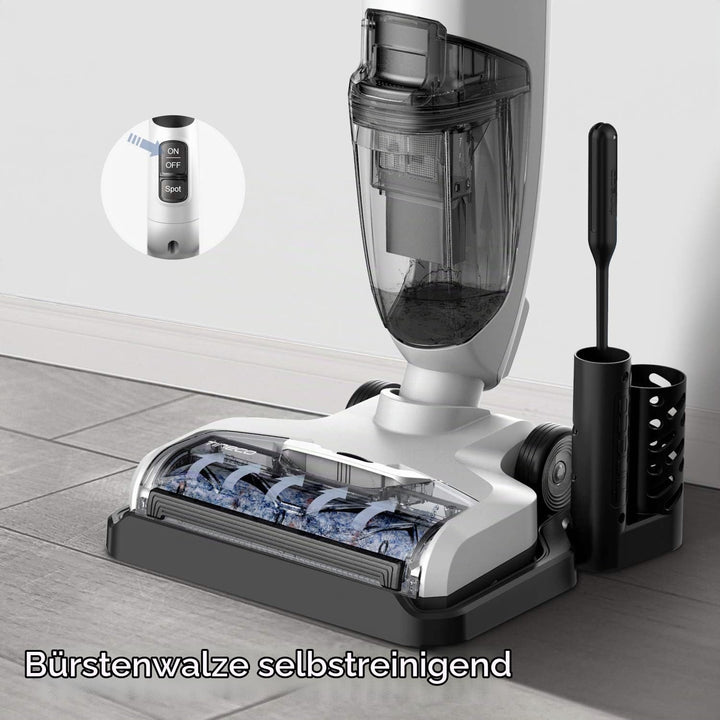 Fakir Starky WDA 700 - Schnurloser Nass- &amp; Trockensauger mit Wischfunktion I 3-in-1-Bodenreiniger fü