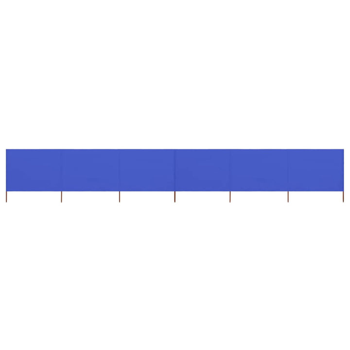 Homgoday 6 Paneele Windschutz Stoff 800x80cm Azurblau Camping Windschutz Blocker Windblocker Garten