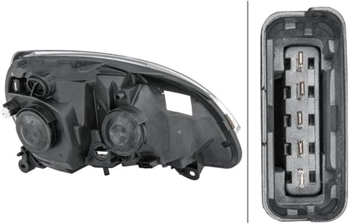HELLA 1DB 008 461-731 Halogen-Hauptscheinwerfer - links - für u.a. Renault Clio II (Bb_, Cb_) Links
