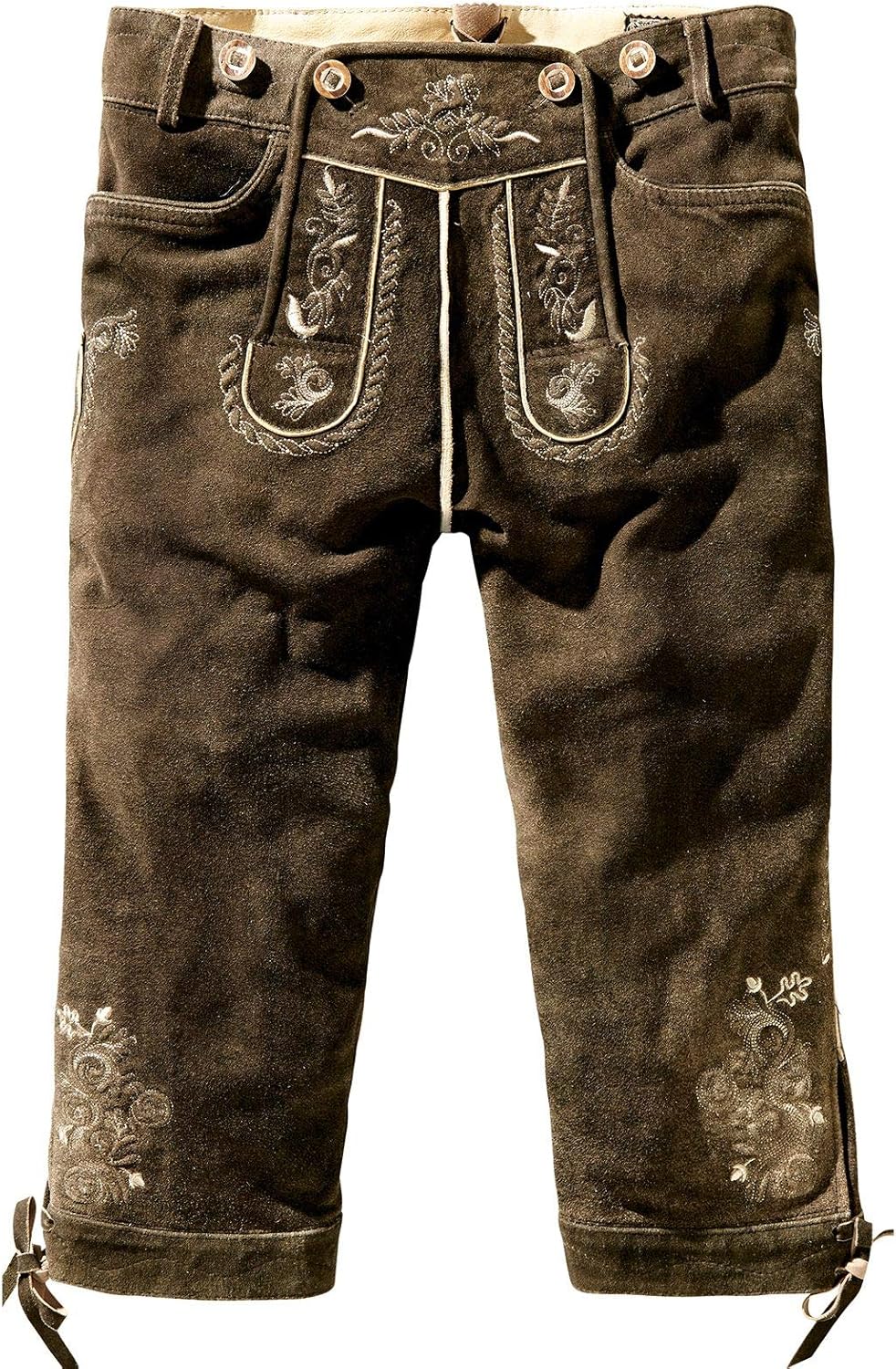 Stockerpoint Herren Lederhose 44 Braun (Bison), 44 Braun (Bison)
