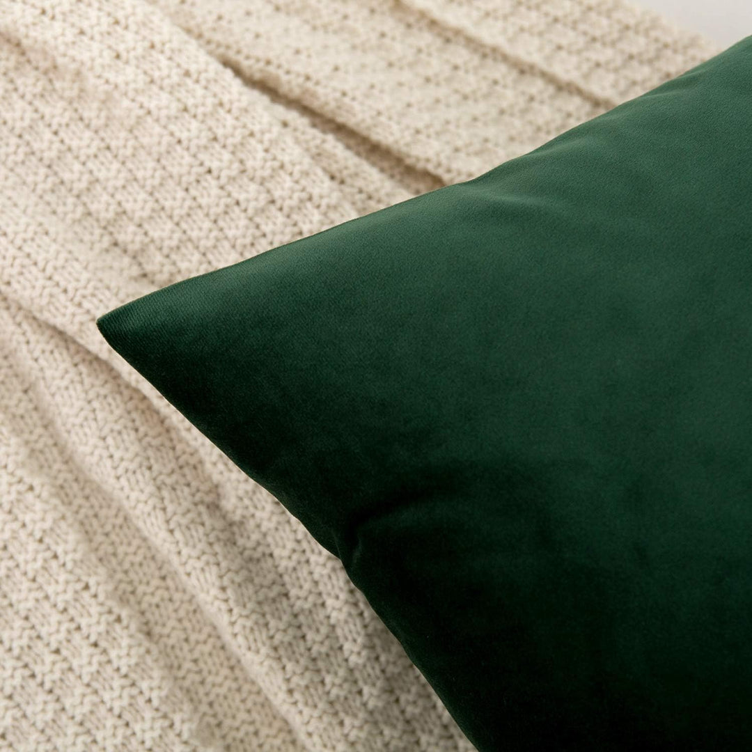 RainRoad Velvet Decorative Throw Pillow Covers Cushion Cover Pillow Case for Sofa Couch Bed Chair,So