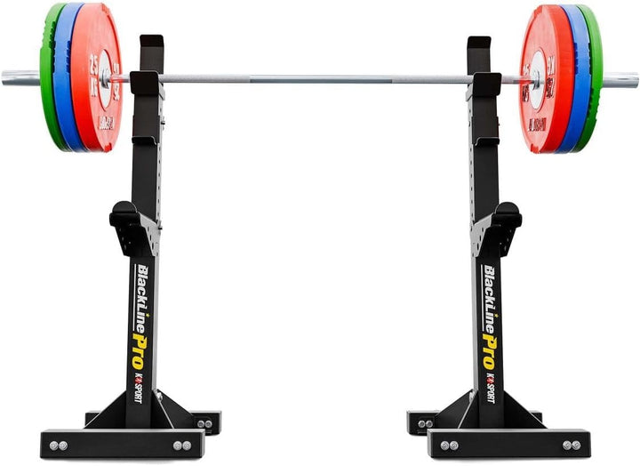 K-Sport: Massiver Squat Rack I verstärkte Langhantelablage bis 350 kg belastbar I Profi Hantelablage