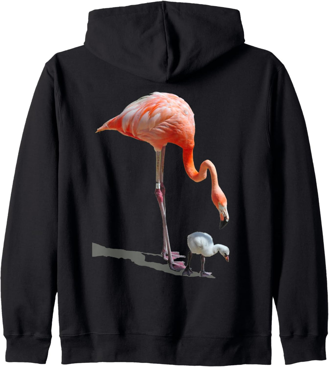 Rosa Flamingo coole Kunst Kapuzenjacke