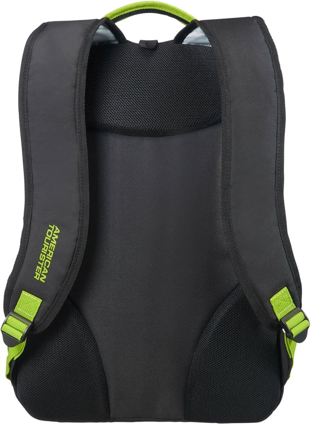American Tourister Urban Groove - 15,6 Zoll Laptop Rucksack, 47 cm, 27 L, schwarz (black/lime green)
