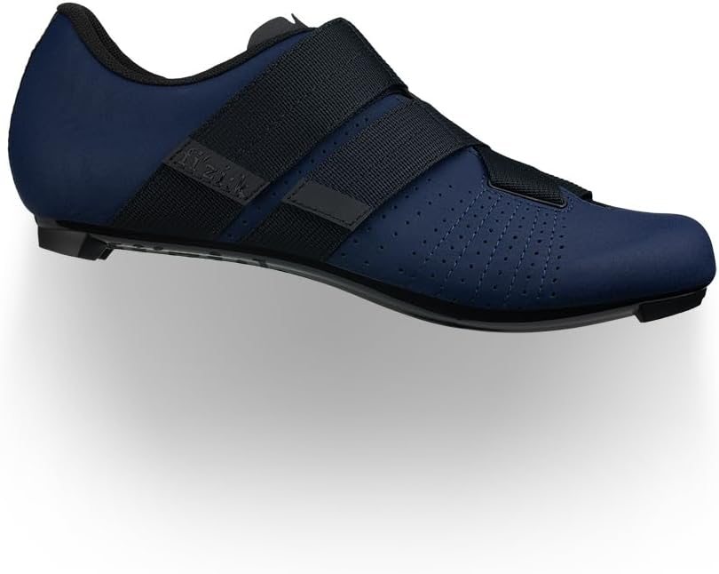 fizik Tempo Powerstrap R5 Unisex Fahrradschuh 37 EU Marineblau Schwarz, 37 EU Marineblau Schwarz