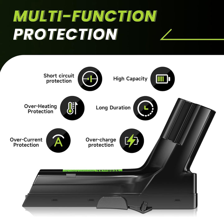 3500mAh 25,2V Ersatzakku für Philips SpeedPro Max, FC6826/01, FC6823, XC7042/01, XC7043/01, XC8045/0