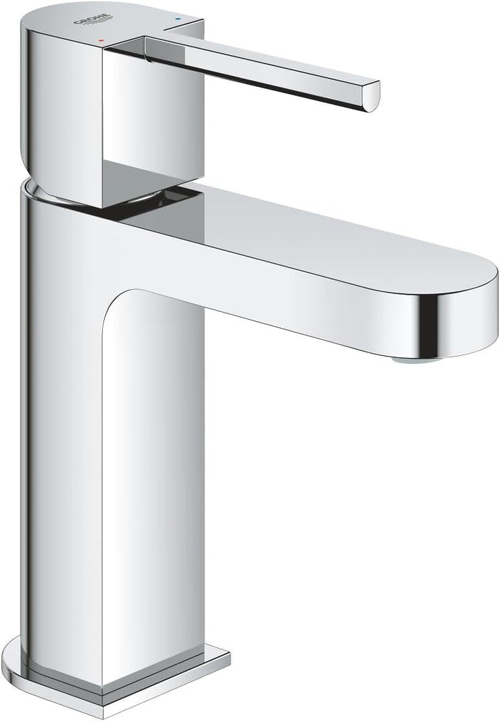 GROHE Plus | Badarmatur- Einhand-Waschtischbatterie | Glatter Körper | chrom | 33163003 S Glatter Kö