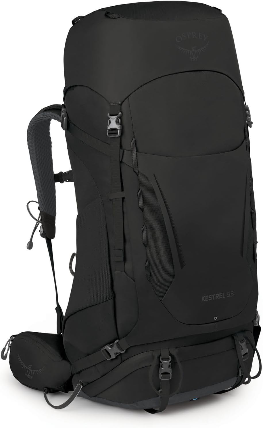 Osprey Europe Herren Kestrel 58 Backpack Schwarz L-XL, Schwarz L-XL