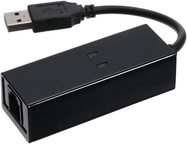 Yunseity USB 56K V.92 V.90 Modem mit Chip-CX93010 für XP/VISTA7/8/10, Einfach zu Bedienen