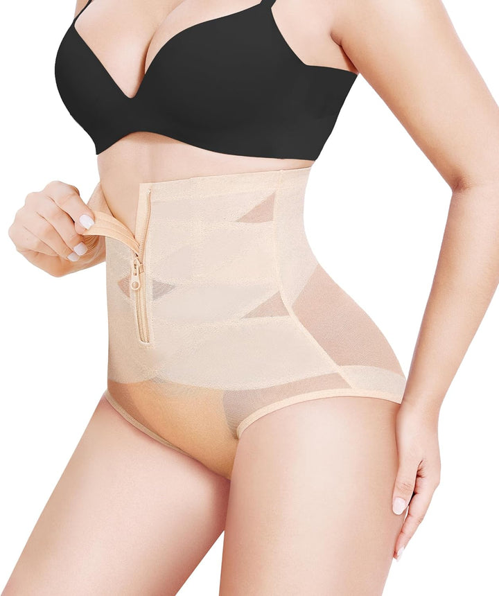 KUMAYES Damen Shapewear Bauchweg Unterhose Hoher Taille Nahtlose Miederhose Unterwäsche Bauchkontrol