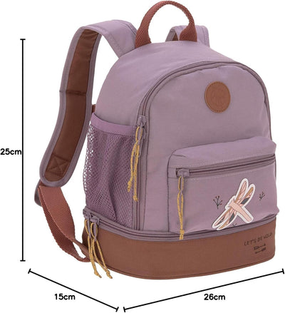 LÄSSIG Kinderrucksack mit Brustgurt Kindergartentasche Kindergartenrucksack 27 cm, 4,5 Liter oben, 1