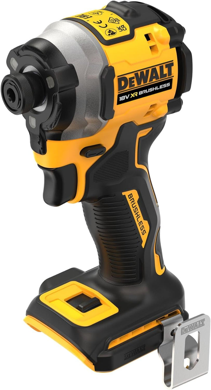 Dewalt 18V XR Akku-Schlagschrauber DCF850NT (¼“ Zoll Innensechskant-Aufnahme mit Selbstverriegelung,