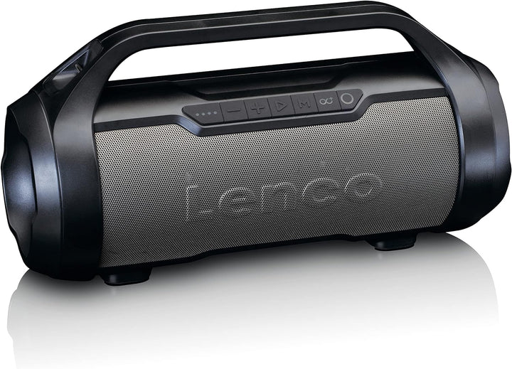 Lenco SPR-070 Boombox - IPX5 Wasserdichte Bluetooth Boombox - integrierter 3000mAh Akku - 2 x 12 Wat