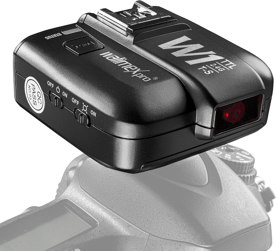 Walimex pro Funkauslöser W1 TTL T-S für Sony Kamera, Funk Fernbedienung und Funk Auslöser für Flash2