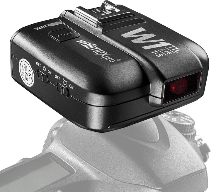 Walimex pro Funkauslöser W1 TTL T-S für Sony Kamera, Funk Fernbedienung und Funk Auslöser für Flash2