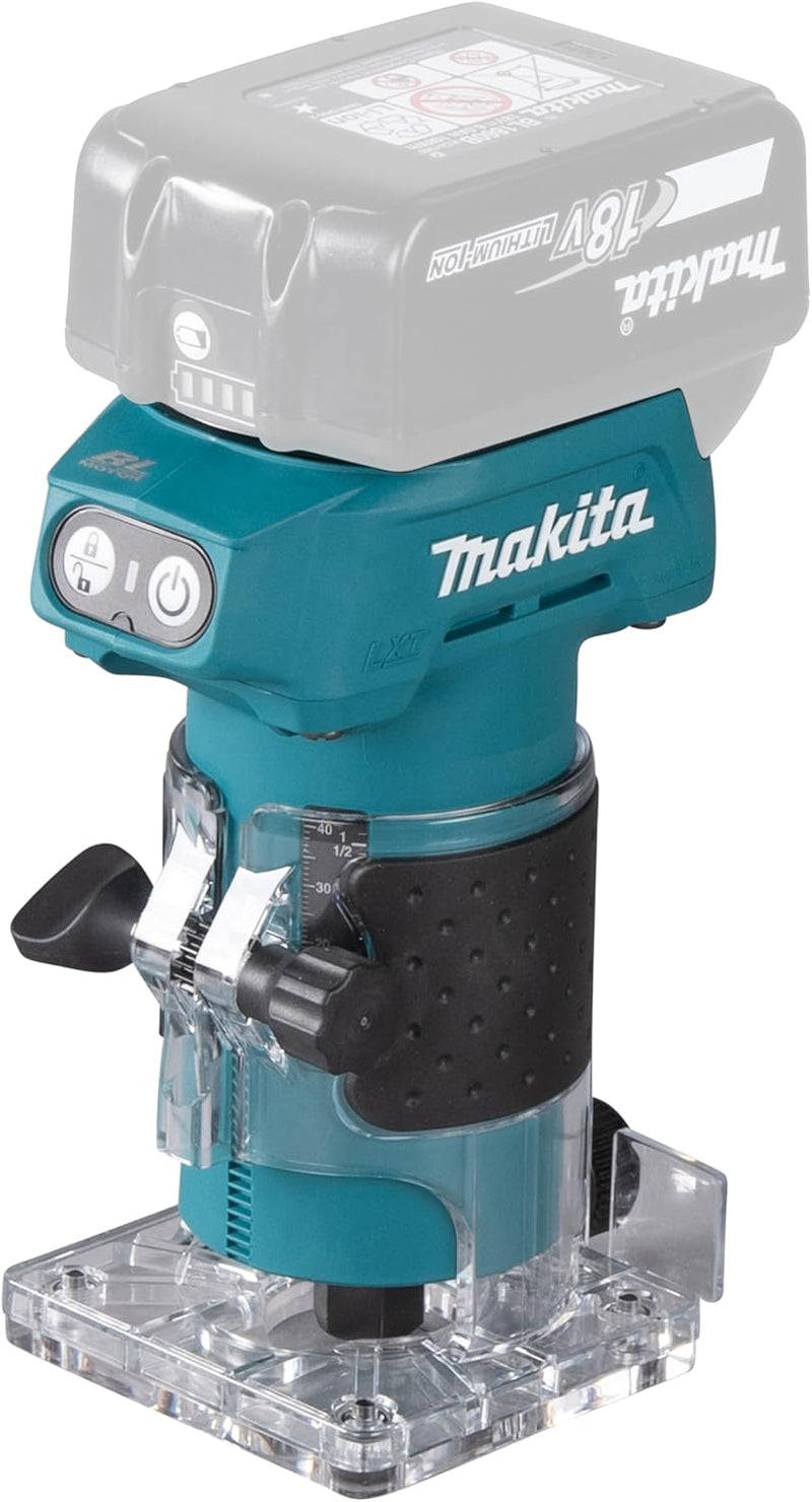 Makita DRT52Z Akku-Kantenfräse 18V (ohne Ladegerät und Akkus)